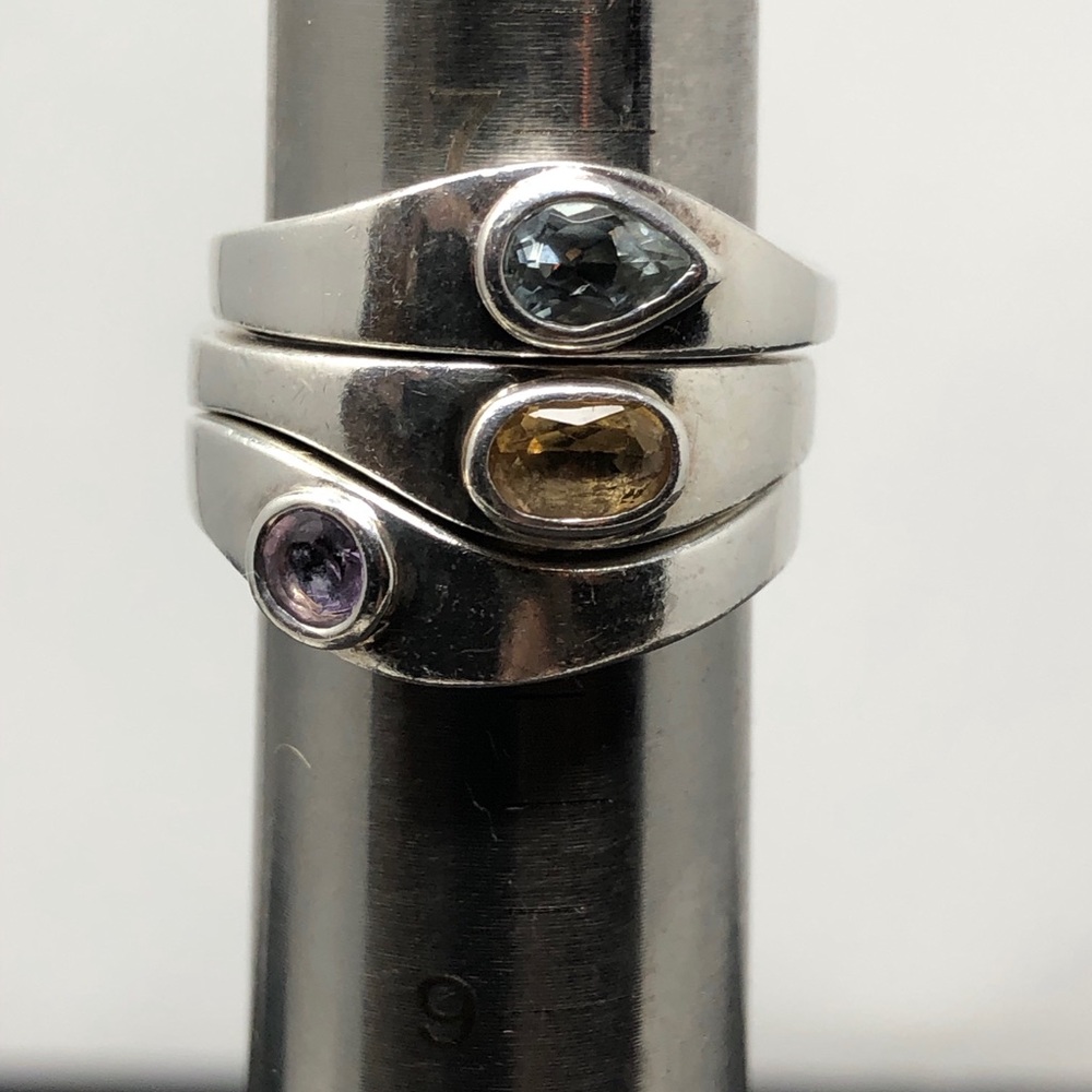 Sterling Silver Stackable Rings - image 5